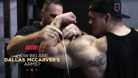 How Big are Dallas McCarver's Arms?