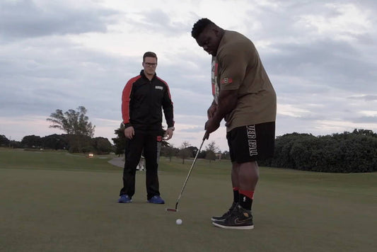 Blessing Awodibu Channels His Inner Tiger Woods