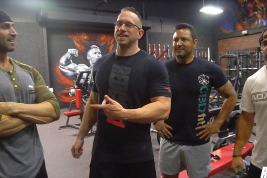 Aaron Singerman, Aaron Williamson, Dom Raso, and Sean Rosario: BIG LEG DAY