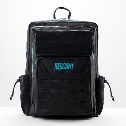 TACTICAL PRO BACKPACK 25L BLACK W/ TEAL