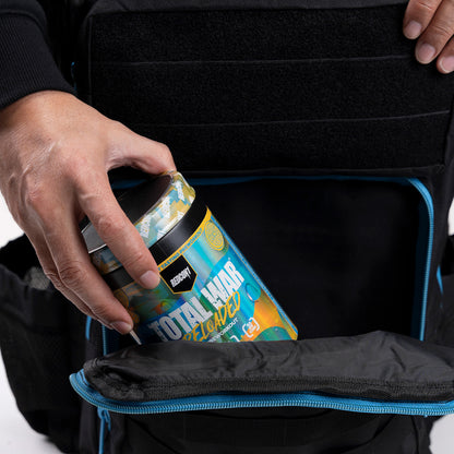 TACTICAL PRO BACKPACK 45L BLACK W/ ELECTRIC BLUE