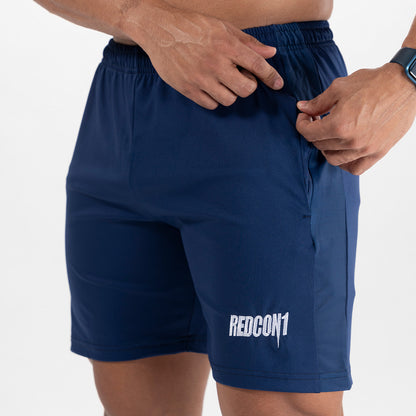 7" Navy Motion Elite Shorts