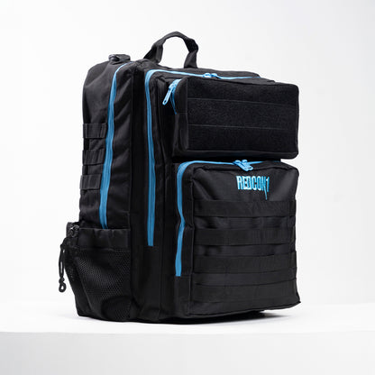 TACTICAL PRO BACKPACK 45L BLACK W/ ELECTRIC BLUE