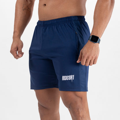 7" Navy Motion Elite Shorts