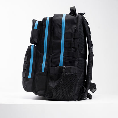 TACTICAL PRO BACKPACK 45L BLACK W/ ELECTRIC BLUE