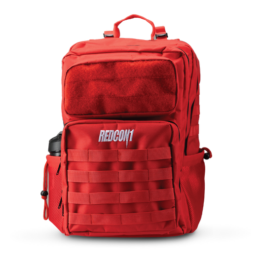 Red Tactical Backpack - Front