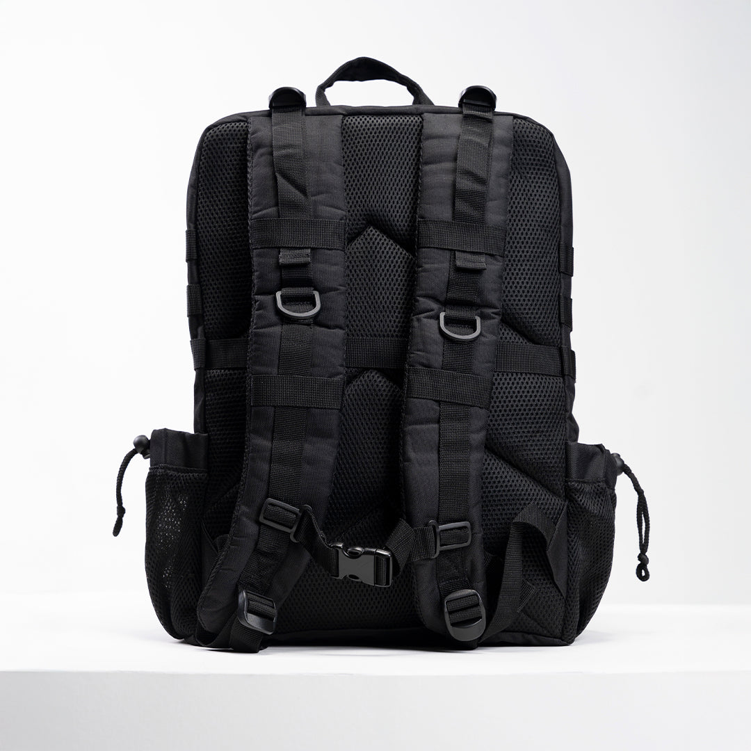 TACTICAL PRO BACKPACK 45L BLACK W/ ELECTRIC BLUE – REDCON1