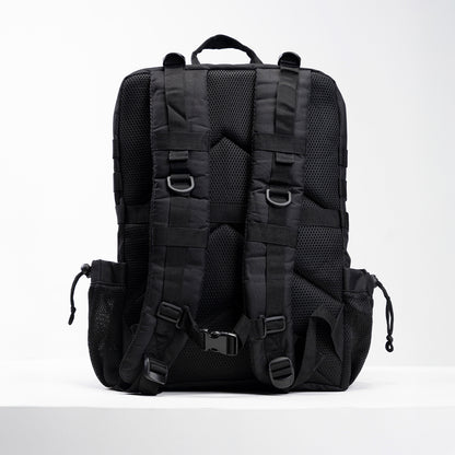 TACTICAL PRO BACKPACK 45L BLACK W/ ELECTRIC BLUE