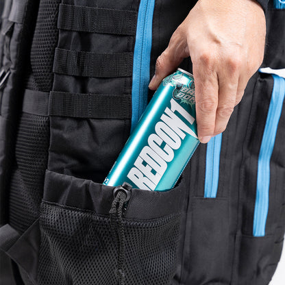 TACTICAL PRO BACKPACK 45L BLACK W/ ELECTRIC BLUE