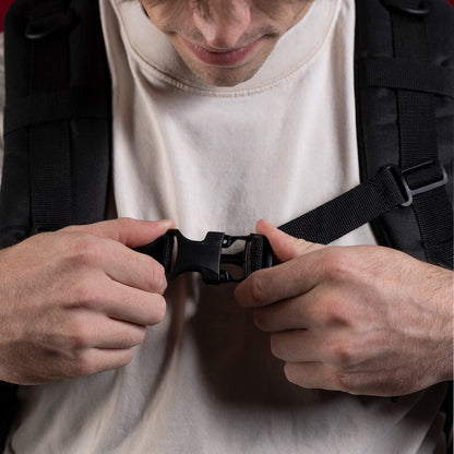 TACTICAL PRO BACKPACK 45L BLACK W/ WHITE