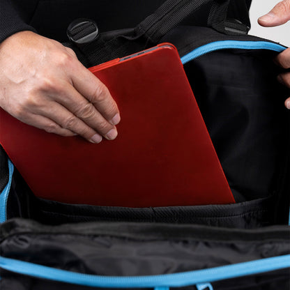 TACTICAL PRO BACKPACK 45L BLACK W/ ELECTRIC BLUE