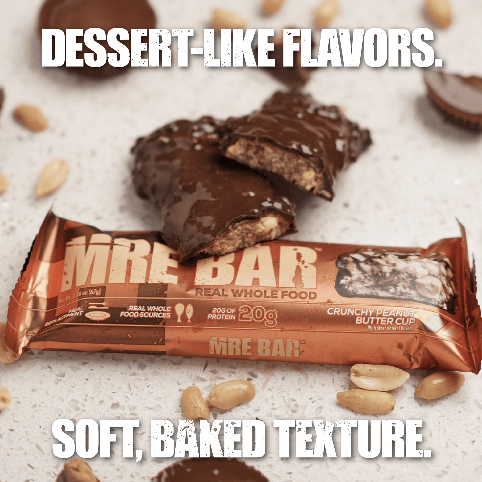 MRE Protein Bar - Dessert Like Flavors