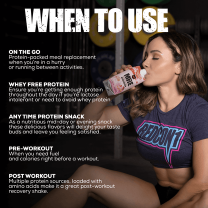 MRE Ready To Drink Protein Shakes - When to Use