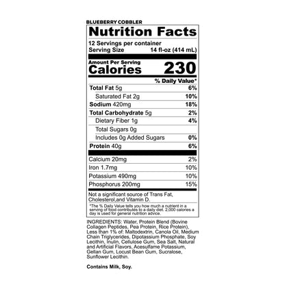 MRE Ready To Drink Protein Shakes