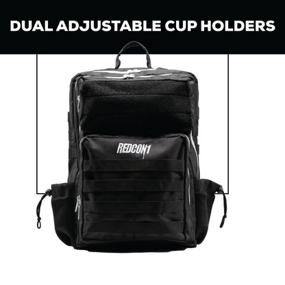 TACTICAL PRO BACKPACK 45L BLACK W/ WHITE