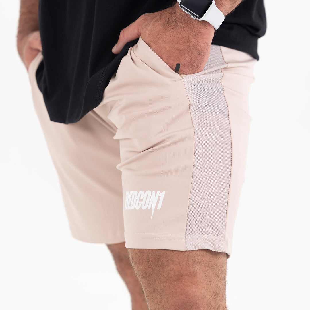 7" Tan Motion Elite Shorts