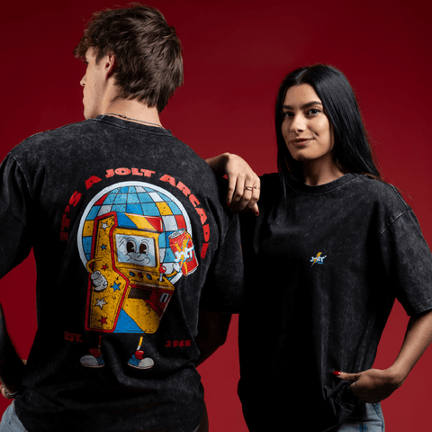Acid Wash Arcade Oversized Shirt – REDCON1