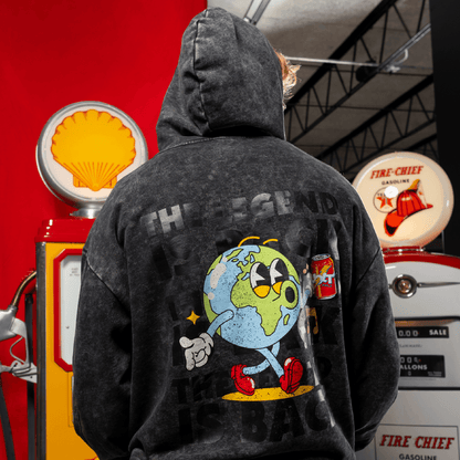 Acid Wash Legend Is Back Hoodie