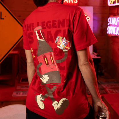 Legend Is Back Red Oversized Shirt