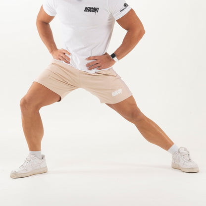 7" Tan Motion Elite Shorts