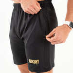 Black and Gold Motion Elite Shorts