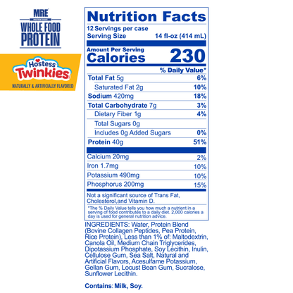 MRE Ready To Drink Protein Shakes