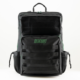 TACTICAL PRO BACKPACK 45L BLACK W/ EMERALD GREEN