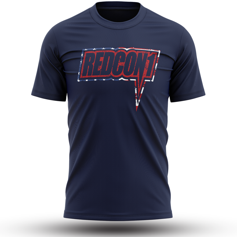 Future Red Flag Ol On Navy Shirt - Apparel