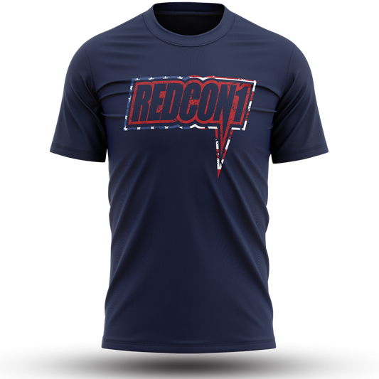 Future Red Flag Ol On Navy Shirt - Apparel