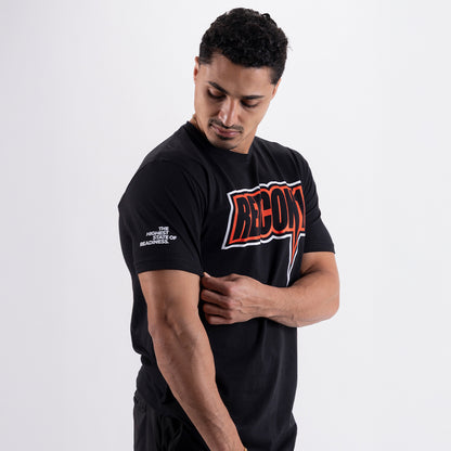 Red Future White Outline Shirt