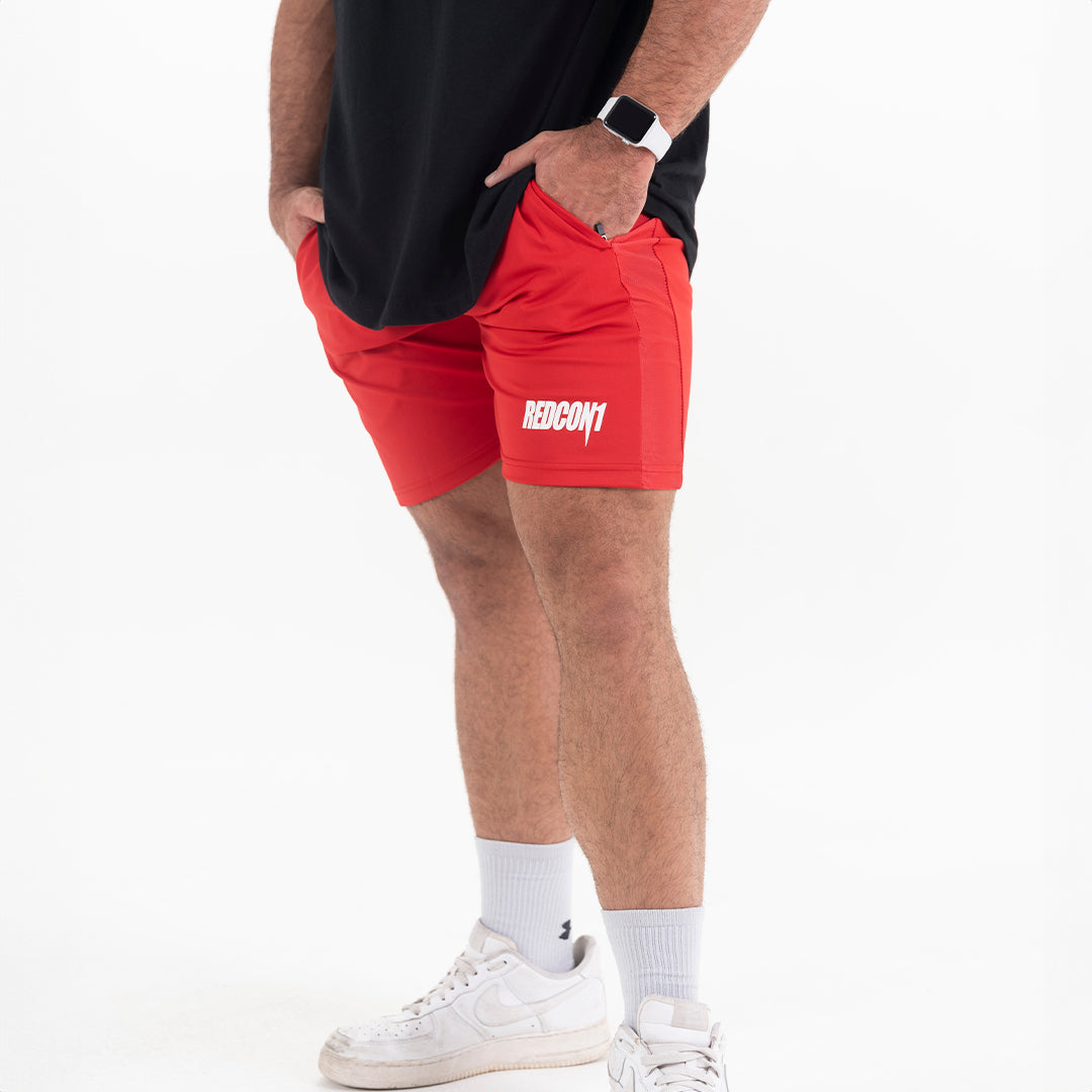 7" Red Motion Elite Shorts Lifestyle 2