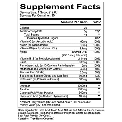 CANTEEN - Plum Fusion Supplement Fact