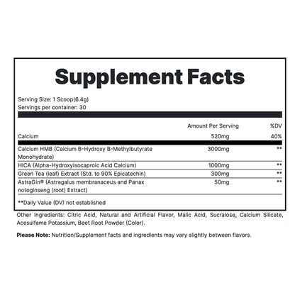 Moab - Grape  Supp Fact