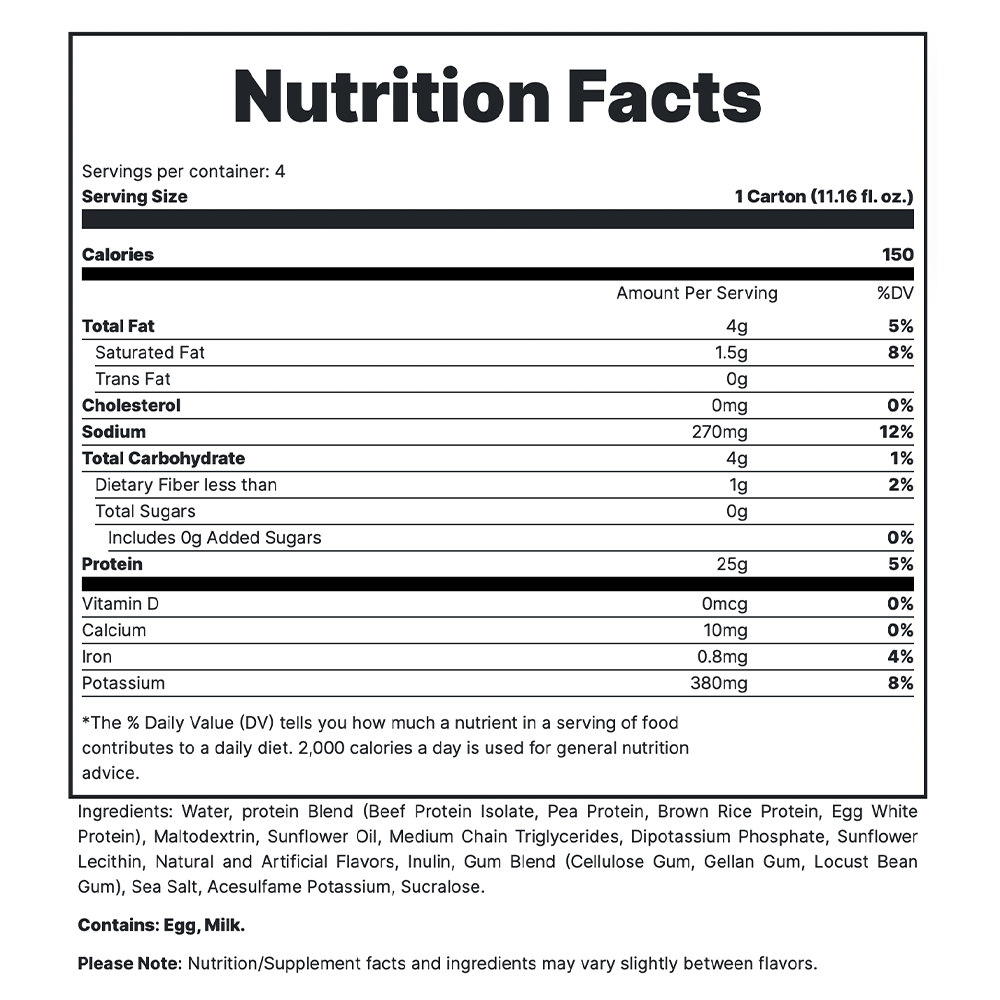 Mre Rtd - Milk Chocolate Supp Facts