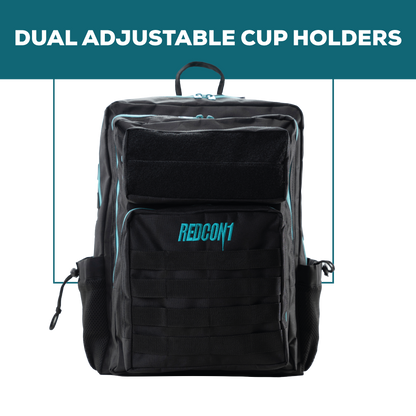 TACTICAL PRO BACKPACK 25L BLACK W/ TEAL