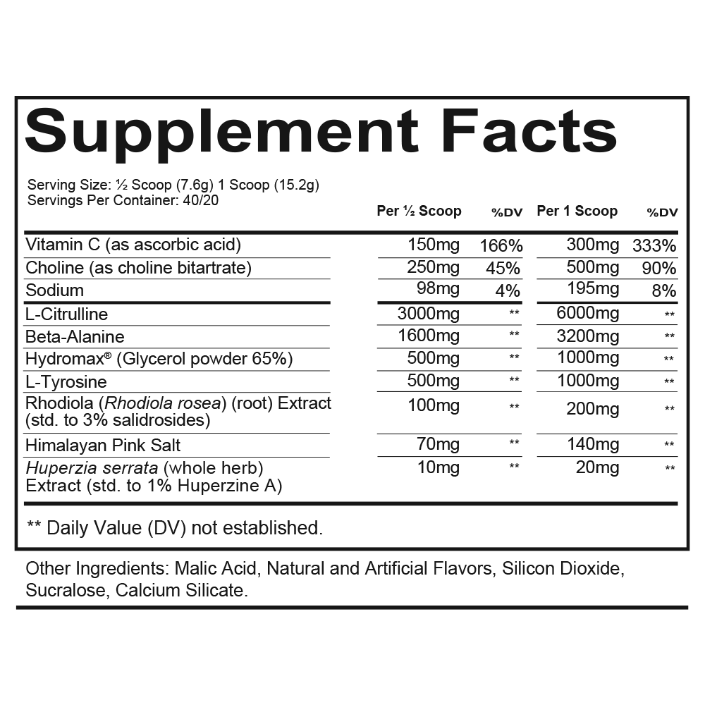 Total War PUMP-Watermelon Supp Fact