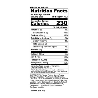 MRE Ready To Drink Protein Shakes