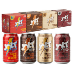 JOLT Modern Soda Variety Pack - Zero Sugar, 80mg Natural Caffeine, Alpha GPC Focus Nootropics, Prebiotics, B Vitamins, 12oz (16 Pack)