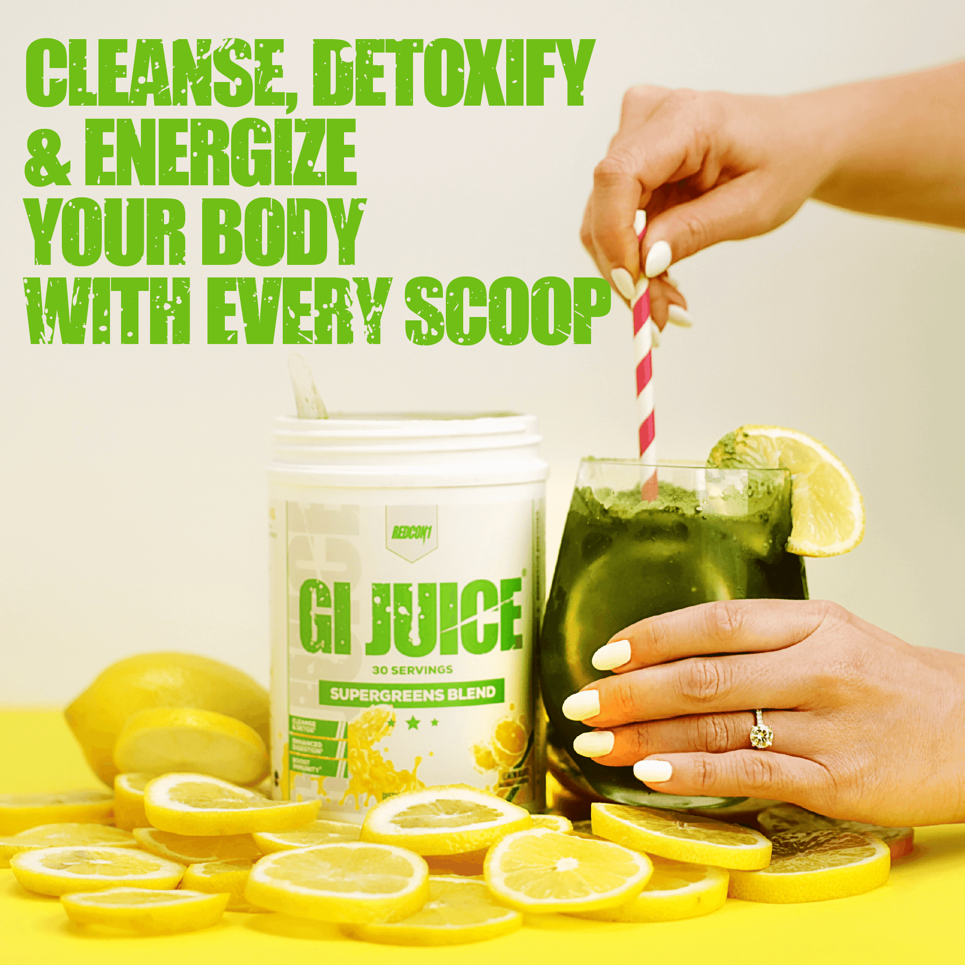 GI JUICE Digestive Enzymes – REDCON1 - Main Image