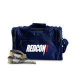 Duffle Mini Pro Navy Bag and Lifting Straps Bundle