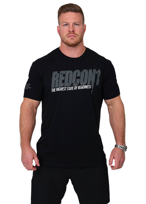 Premium Heather Black Out OG Shirt With Model