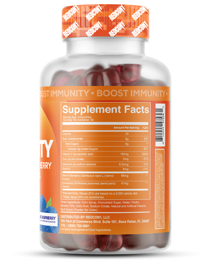 Immunity Gummies - Supplement Facts