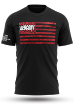 Red Camo Flag Shirt